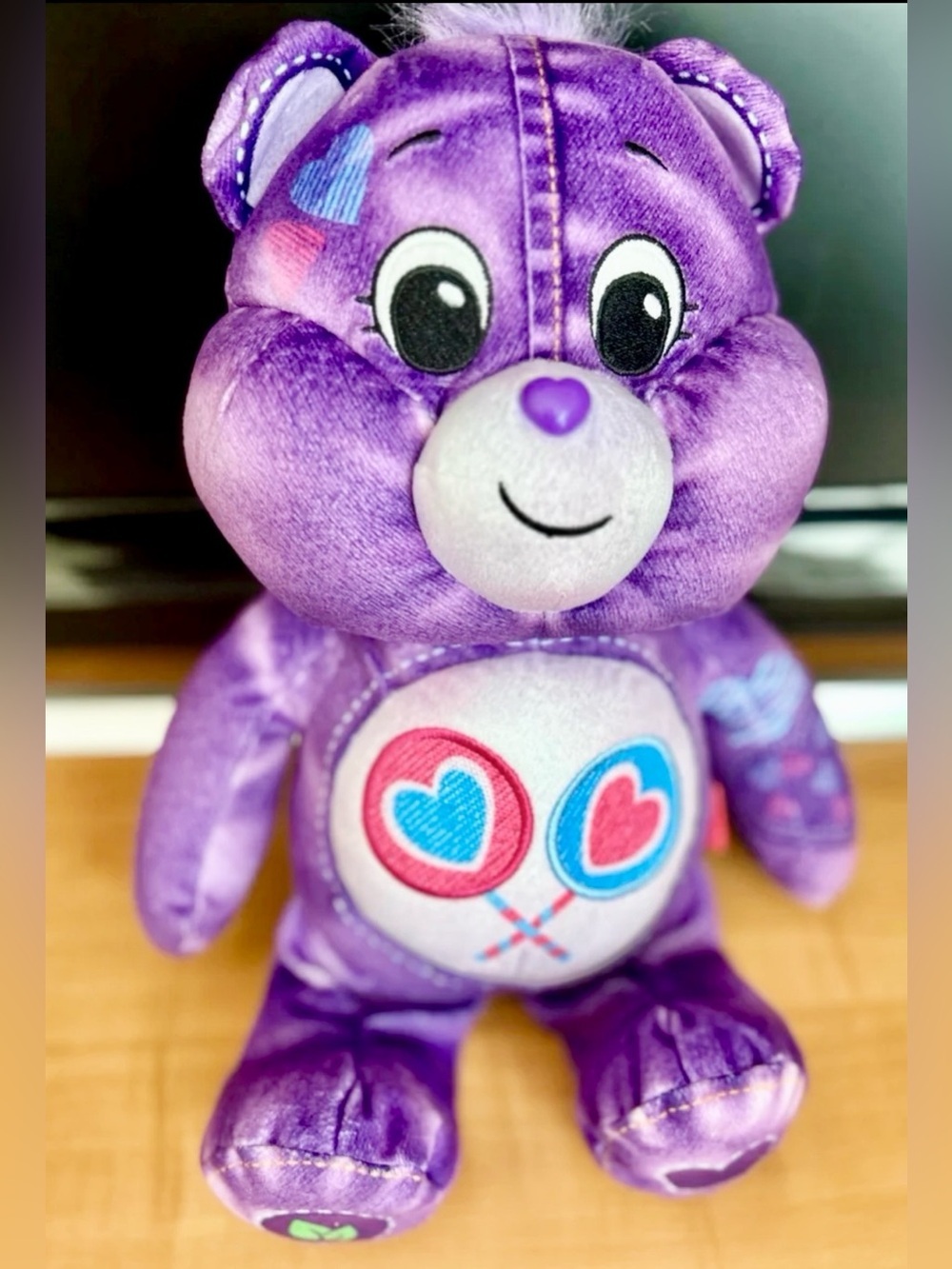 Care Bears share bear denim design caring for the earth 2023 plush toys